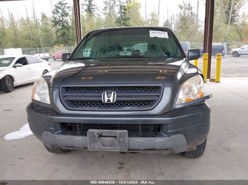 2003 Honda Pilot Ex-L VIN: 2HKYF18523H539668 Lot: 40648430