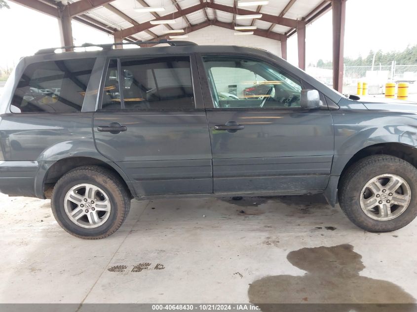 2003 Honda Pilot Ex-L VIN: 2HKYF18523H539668 Lot: 40648430