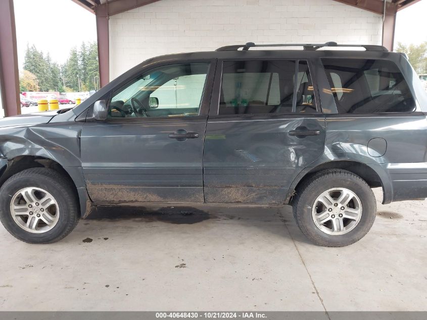 2003 Honda Pilot Ex-L VIN: 2HKYF18523H539668 Lot: 40648430