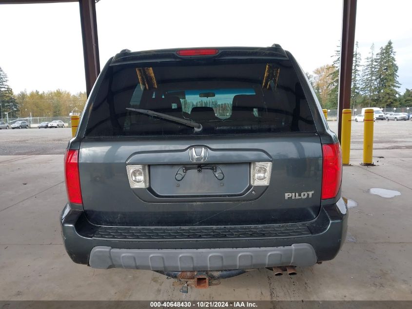 2003 Honda Pilot Ex-L VIN: 2HKYF18523H539668 Lot: 40648430