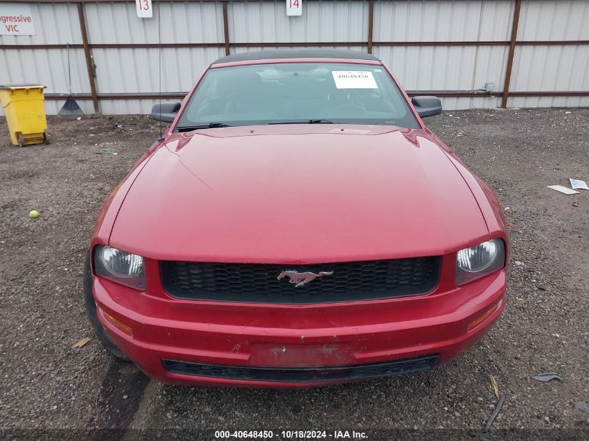 2007 Ford Mustang V6 Deluxe/V6 Premium VIN: 1ZVFT84NX75330650 Lot: 40648450