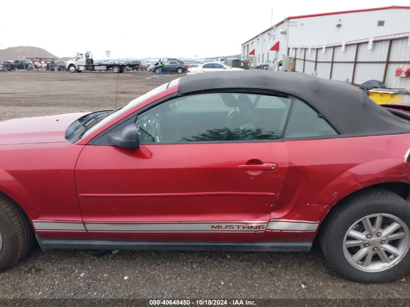 2007 Ford Mustang V6 Deluxe/V6 Premium VIN: 1ZVFT84NX75330650 Lot: 40648450