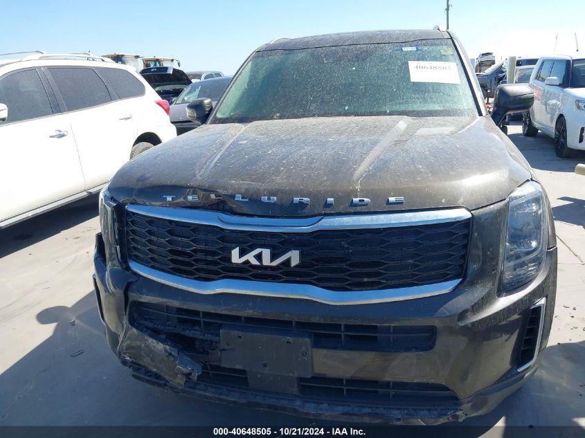 2022 Kia Telluride S VIN: 5XYP6DHC7NG241722 Lot: 40648505