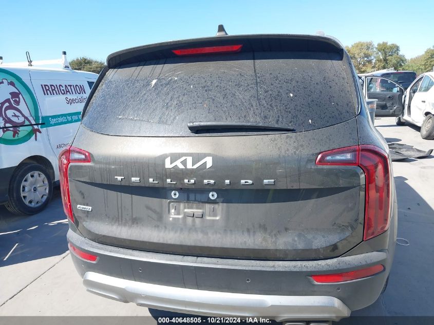 2022 Kia Telluride S VIN: 5XYP6DHC7NG241722 Lot: 40648505