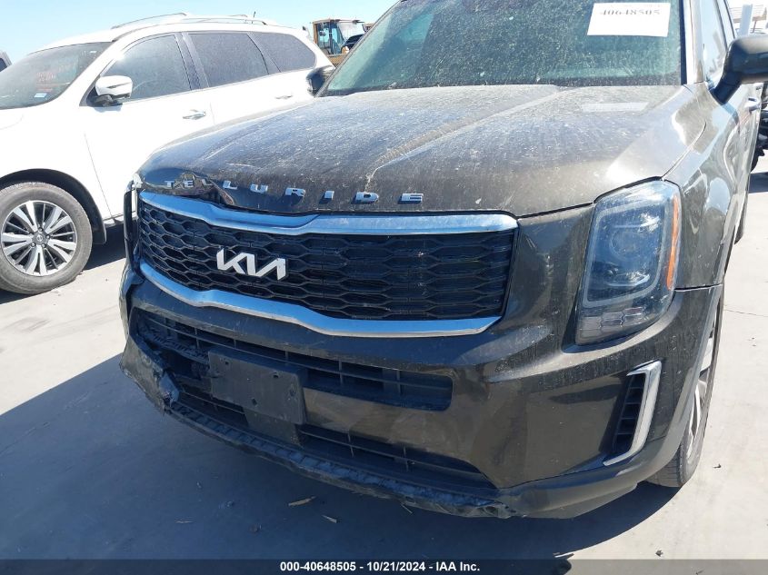 2022 Kia Telluride S VIN: 5XYP6DHC7NG241722 Lot: 40648505