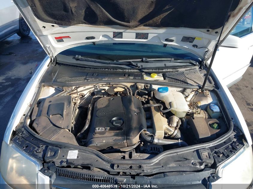 2003 Volkswagen Passat Gl VIN: WVWND63B63E127854 Lot: 40648539