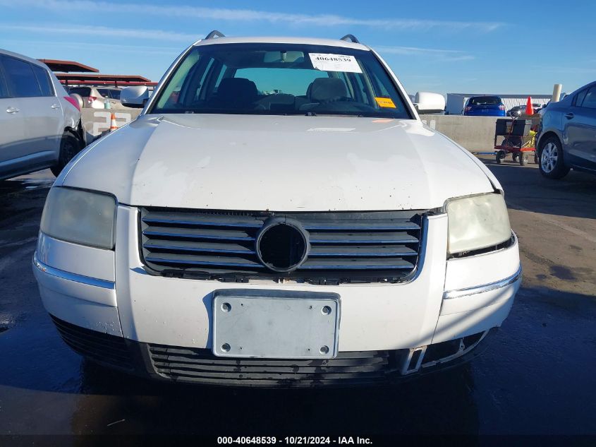 2003 Volkswagen Passat Gl VIN: WVWND63B63E127854 Lot: 40648539