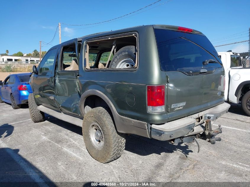 2002 Ford Excursion Limited VIN: 1FMNU42F12EB78861 Lot: 40648568