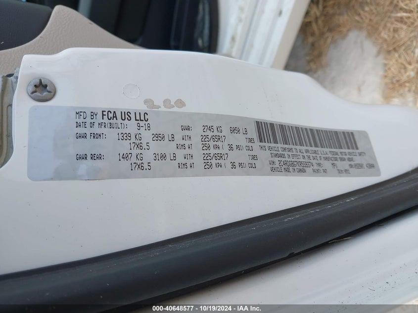 2019 DODGE GRAND CARAVAN SE - 2C4RDGBG7KR559374