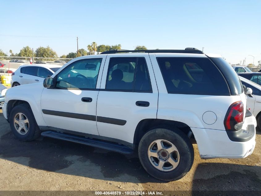 2005 Chevrolet Trailblazer Ls VIN: 1GNDT13S252306633 Lot: 40648579