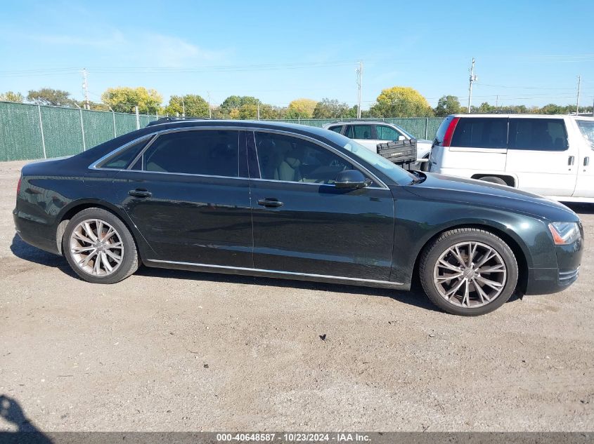 2014 Audi A8 L 3.0T VIN: WAURGAFD1EN006304 Lot: 40648587