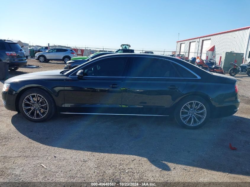 2014 Audi A8 L 3.0T VIN: WAURGAFD1EN006304 Lot: 40648587