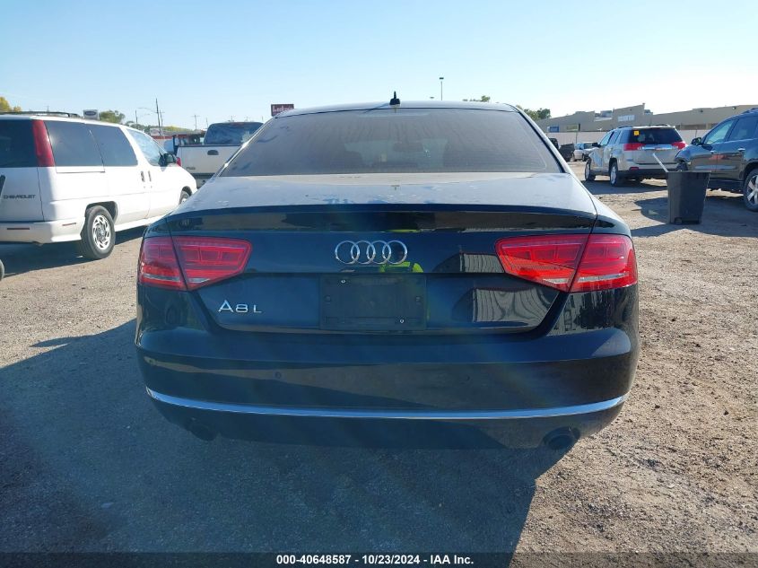 2014 Audi A8 L 3.0T VIN: WAURGAFD1EN006304 Lot: 40648587