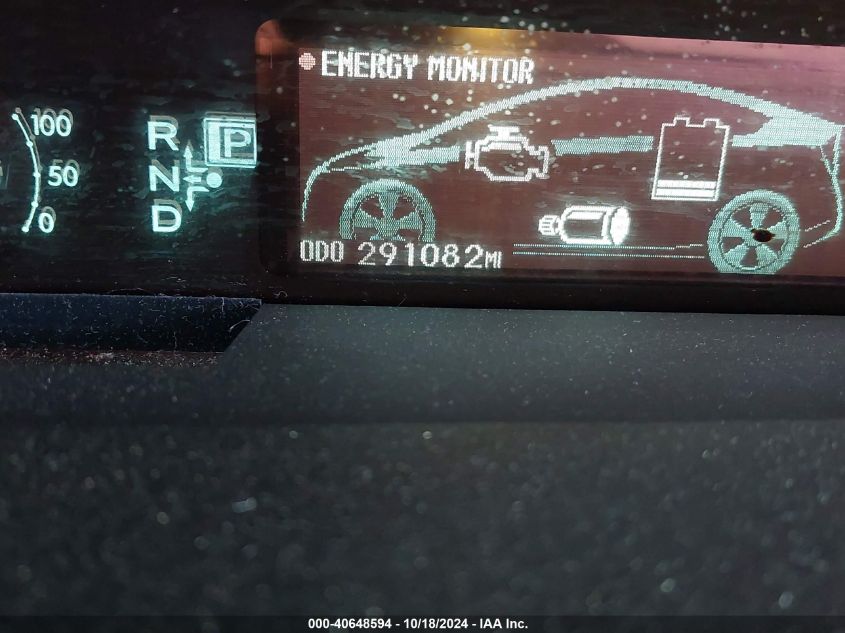 2011 Toyota Prius Two VIN: JTDKN3DU2B5327109 Lot: 40648594