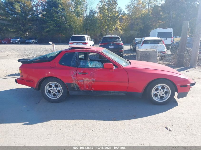 1986 Porsche 944 VIN: WP0AA0945GN454247 Lot: 40648612