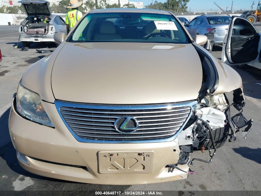 2009 Lexus Ls 460 VIN: JTHBL46F395089161 Lot: 40648717