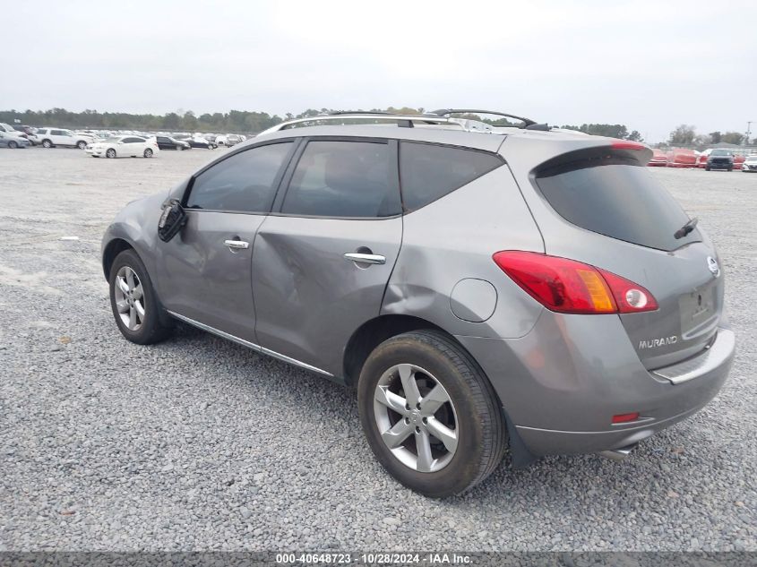 2010 Nissan Murano Sl VIN: JN8AZ1MU9AW019761 Lot: 40648723