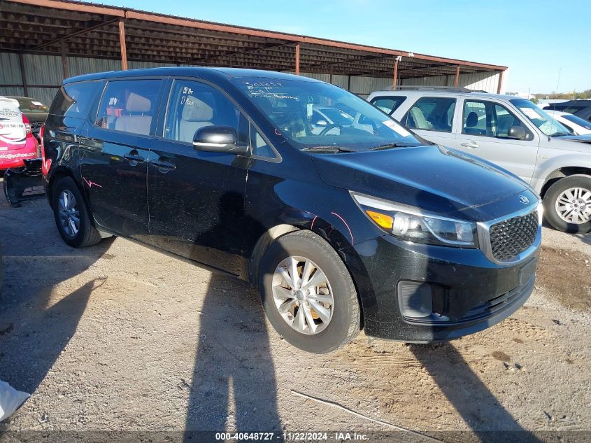 VIN KNDMA5C15F6079915 2015 KIA Sedona, L no.1