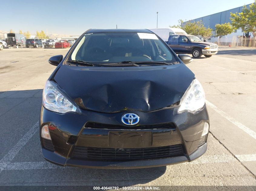 2012 Toyota Prius C Two VIN: JTDKDTB33C1519211 Lot: 40648792