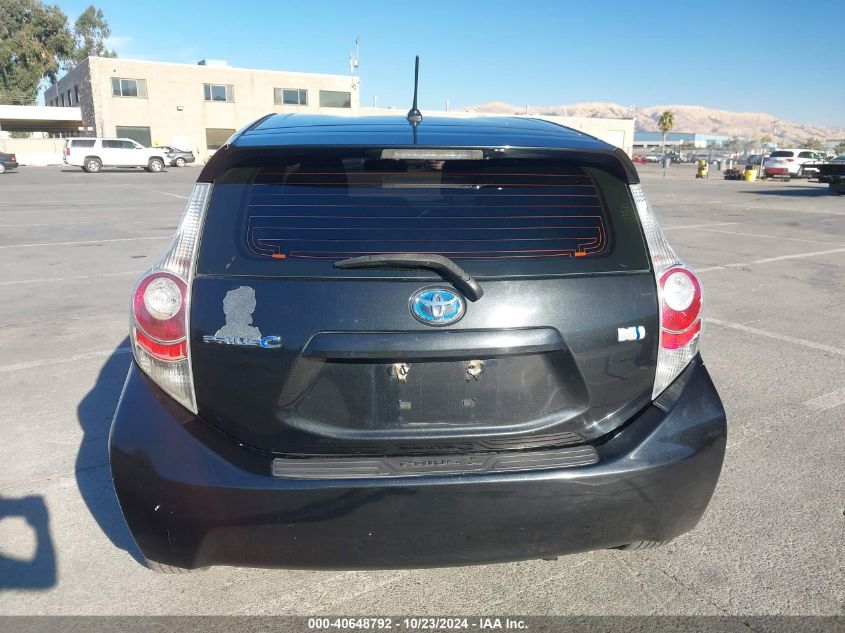 2012 Toyota Prius C Two VIN: JTDKDTB33C1519211 Lot: 40648792