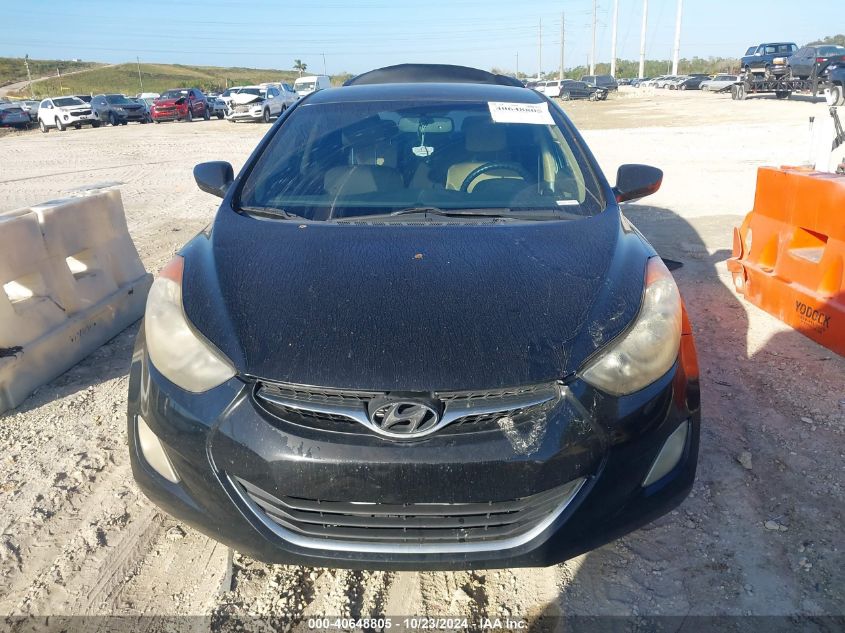 2012 Hyundai Elantra Gls/Limited VIN: KMHDH4AEXCU224753 Lot: 40648805