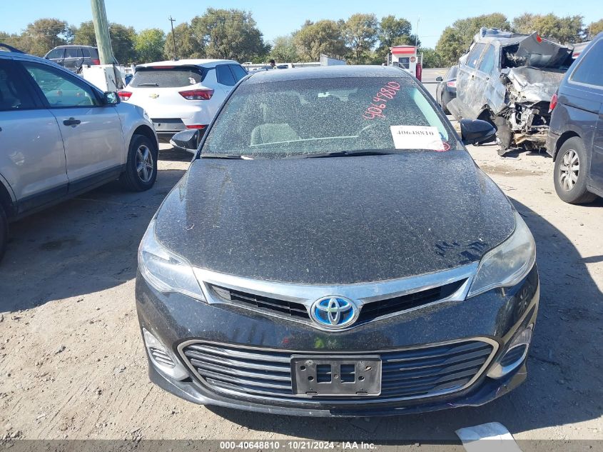 2014 Toyota Avalon Hybrid Hybrid/Prem/Tour/Ltd VIN: 4T1BD1EBXEU020006 Lot: 40648810