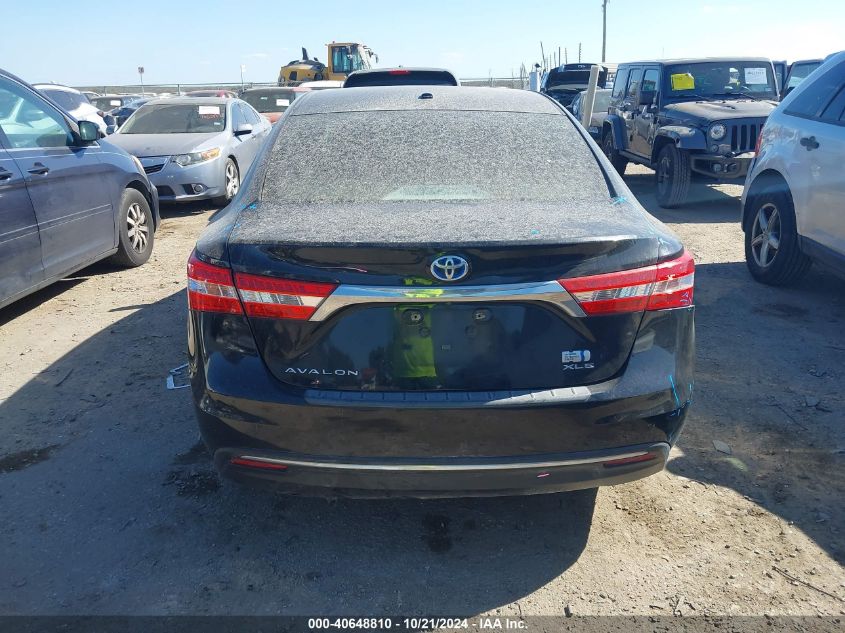 2014 Toyota Avalon Hybrid Hybrid/Prem/Tour/Ltd VIN: 4T1BD1EBXEU020006 Lot: 40648810