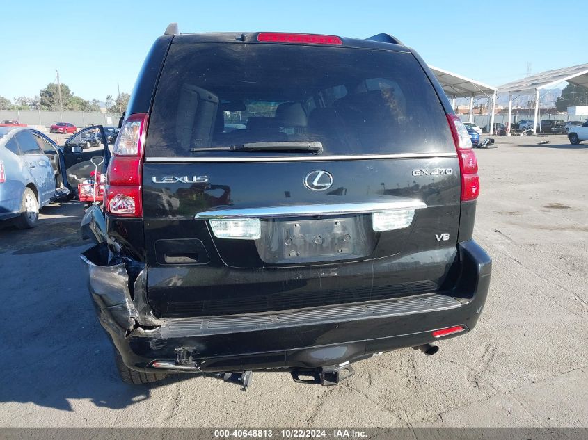 2009 Lexus Gx 470 VIN: JTJBT20X190176588 Lot: 40648813