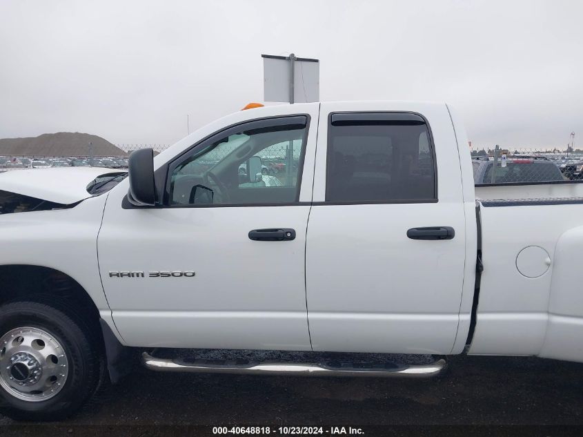 2003 Dodge Ram 3500 Slt/Laramie/St VIN: 3D7MU48C63G836090 Lot: 40648818