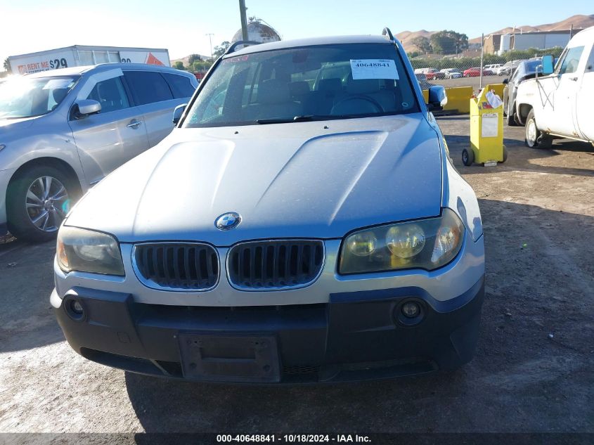 2004 BMW X3 2.5I VIN: WBXPA73404WC35199 Lot: 40648841