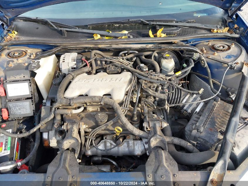 2003 Chevrolet Impala VIN: 2G143P8015-9 Lot: 40648850