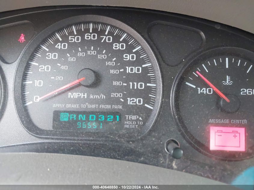 2003 Chevrolet Impala VIN: 2G143P8015-9 Lot: 40648850