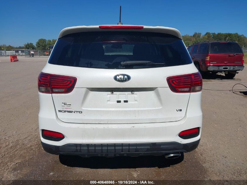 2019 Kia Sorento 3.3L Lx VIN: 5XYPG4A51KG559744 Lot: 40648865