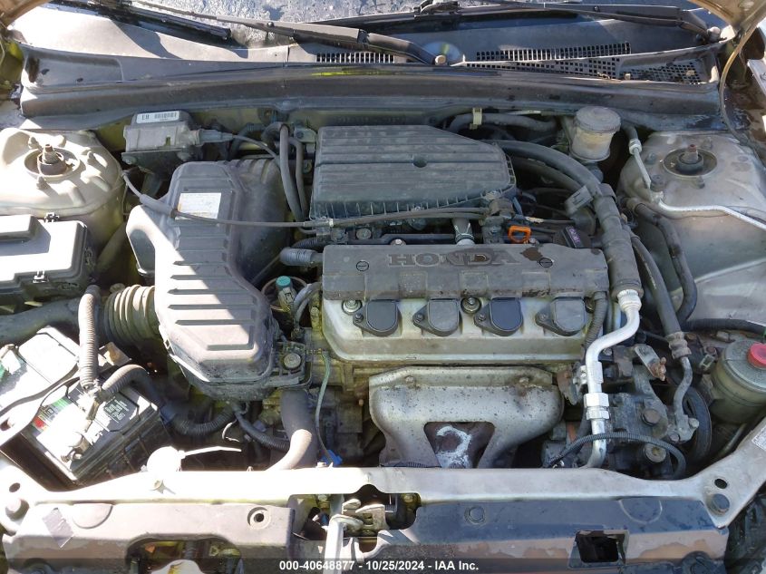 2004 Honda Civic Lx VIN: 1HGEM225X4L033706 Lot: 40648877