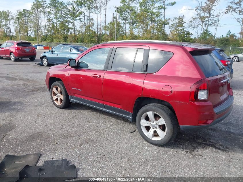 2016 Jeep Compass Latitude VIN: 1C4NJCEA1GD614922 Lot: 40649190