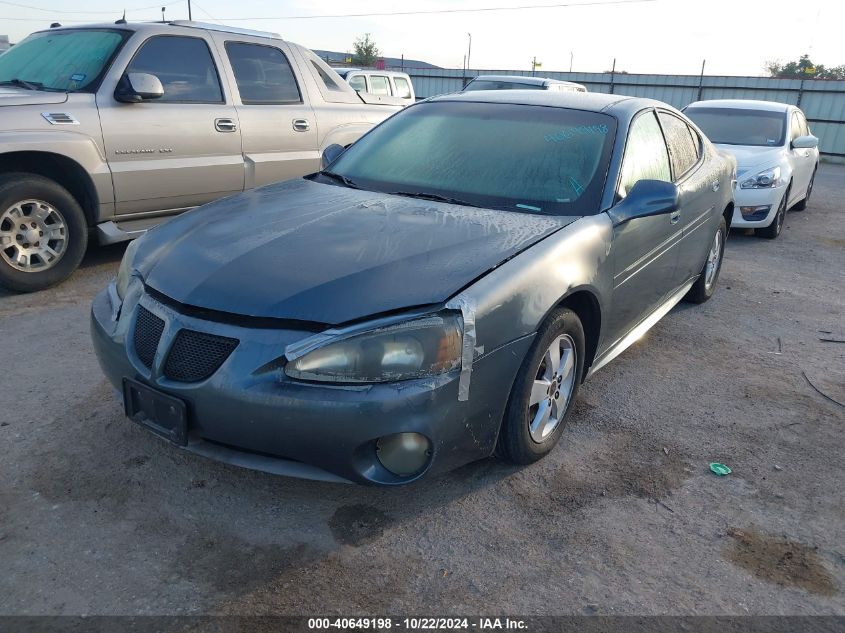 2006 Pontiac Grand Prix VIN: 2G2WP552X61259948 Lot: 40649198