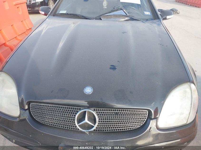 2002 Mercedes-Benz Slk 320 VIN: WDBKK65F62F247220 Lot: 40649202