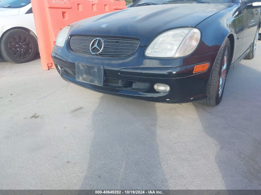 2002 Mercedes-Benz Slk 320 VIN: WDBKK65F62F247220 Lot: 40649202