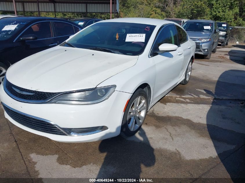 2016 Chrysler 200 Limited VIN: 1C3CCCAB5GN133196 Lot: 40649244