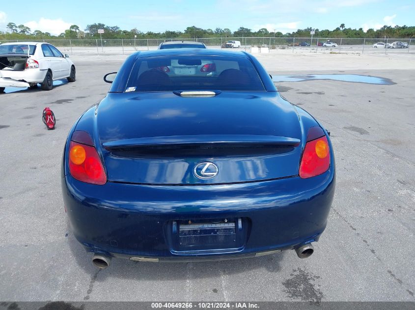 2004 Lexus Sc 430 430 VIN: JTHFN48Y240059598 Lot: 40649266