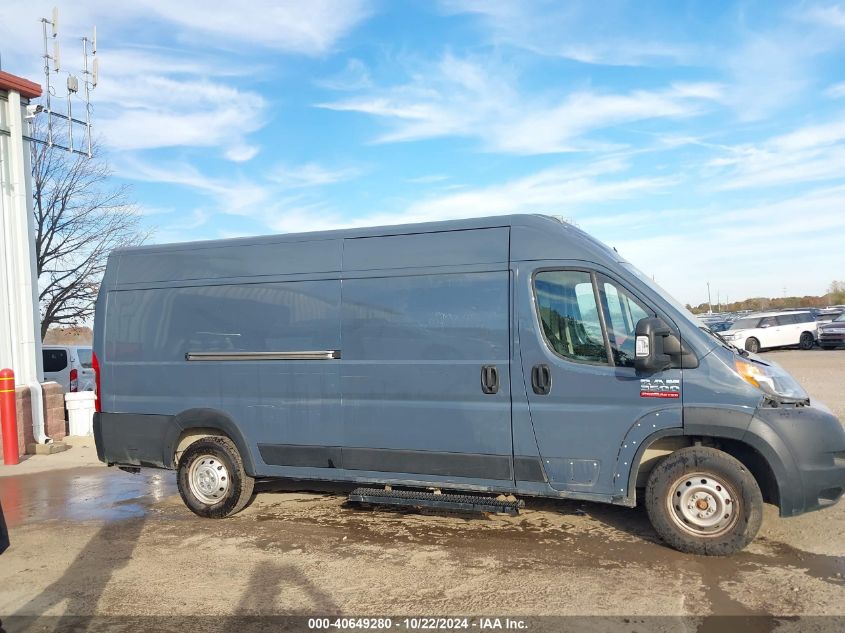 2019 Ram Promaster 3500 Cargo Van High Roof 159 Wb Ext VIN: 3C6URVJG7KE564570 Lot: 40649280