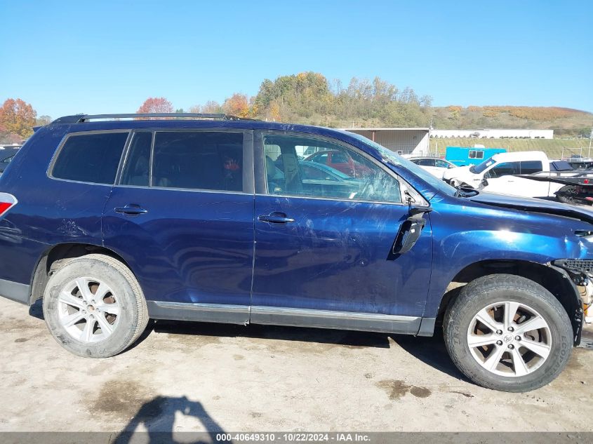 2012 Toyota Highlander Se V6 VIN: 5TDBK3EH8CS105146 Lot: 40649310