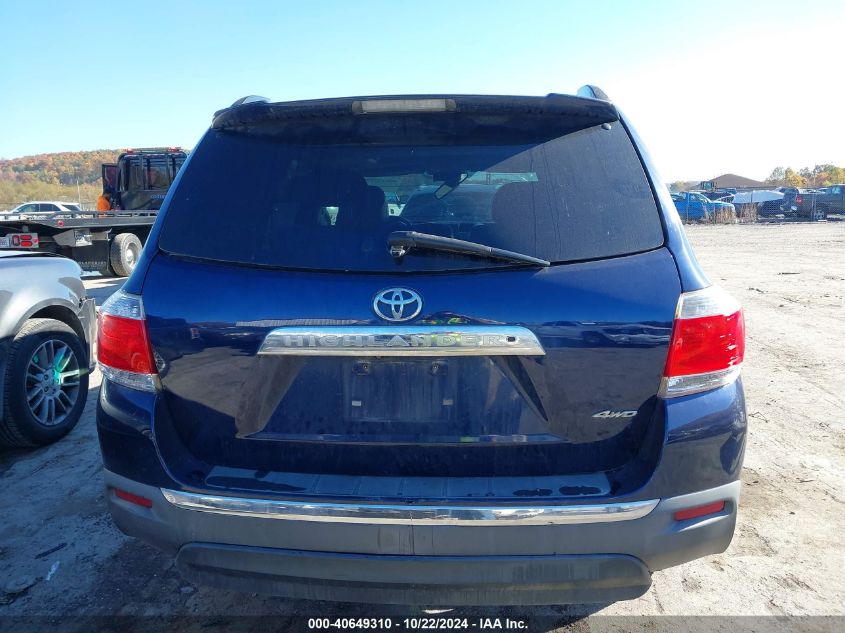 2012 Toyota Highlander Se V6 VIN: 5TDBK3EH8CS105146 Lot: 40649310