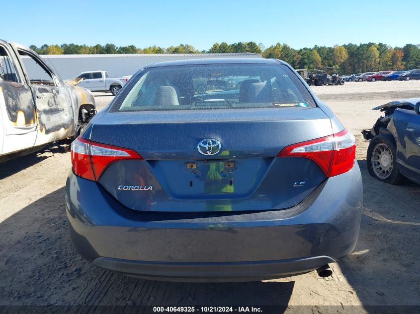 2014 Toyota Corolla Le VIN: 5YFBURHE2EP140825 Lot: 40649325