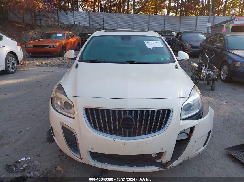 2012 Buick Regal Gs VIN: 2G4GV5GV3C9155761 Lot: 40649386