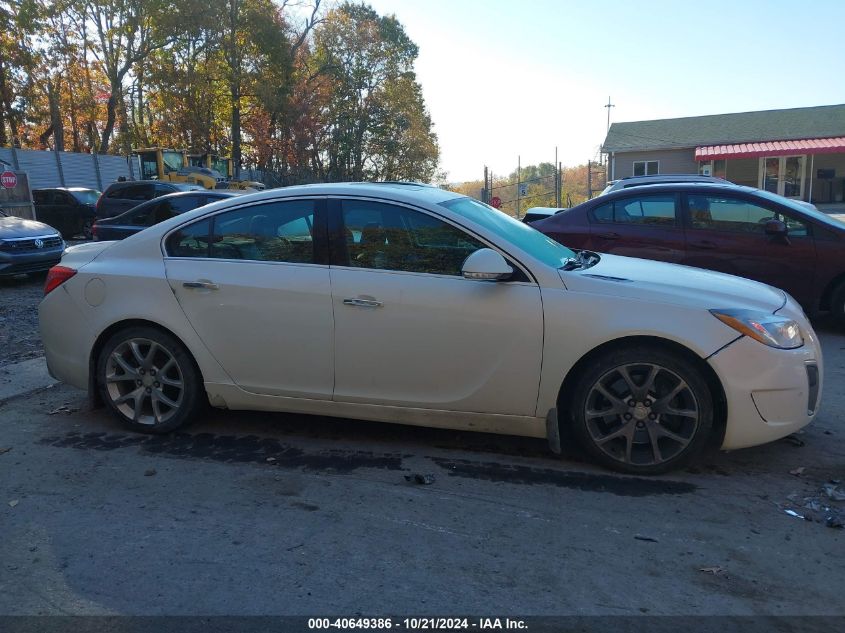 2012 Buick Regal Gs VIN: 2G4GV5GV3C9155761 Lot: 40649386