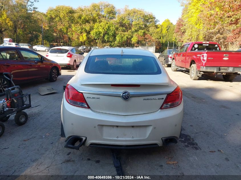 2012 Buick Regal Gs VIN: 2G4GV5GV3C9155761 Lot: 40649386