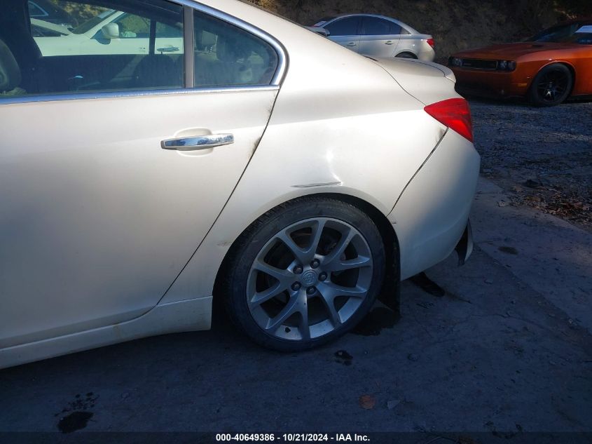 2012 Buick Regal Gs VIN: 2G4GV5GV3C9155761 Lot: 40649386