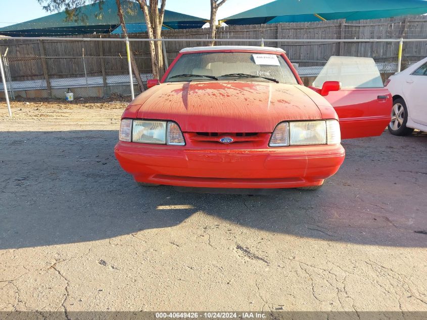 1992 Ford Mustang Lx VIN: 1FACP44E6NF162117 Lot: 40649426