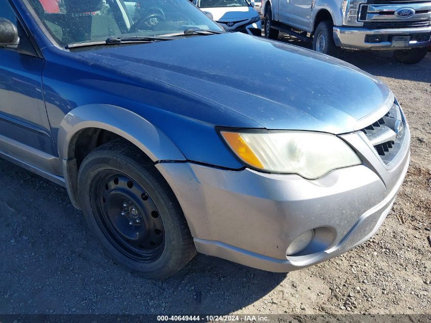 2008 Subaru Outback 2.5I/2.5I L.l. Bean Edition VIN: 4S4BP61C287300508 Lot: 40649444